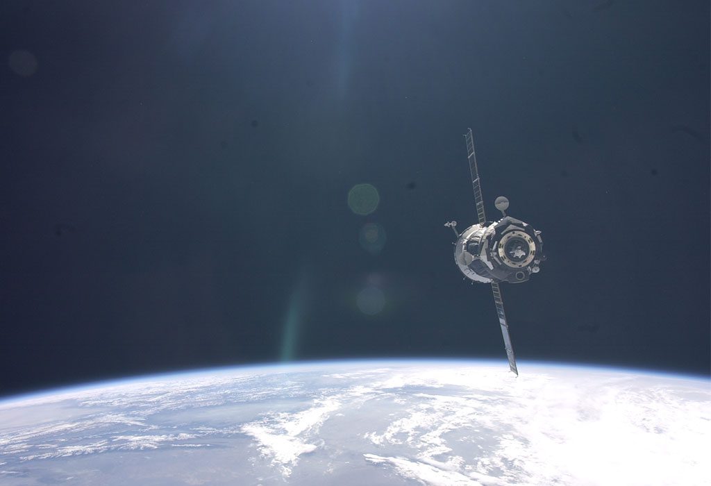 Una panorámica desde la estación espacial.