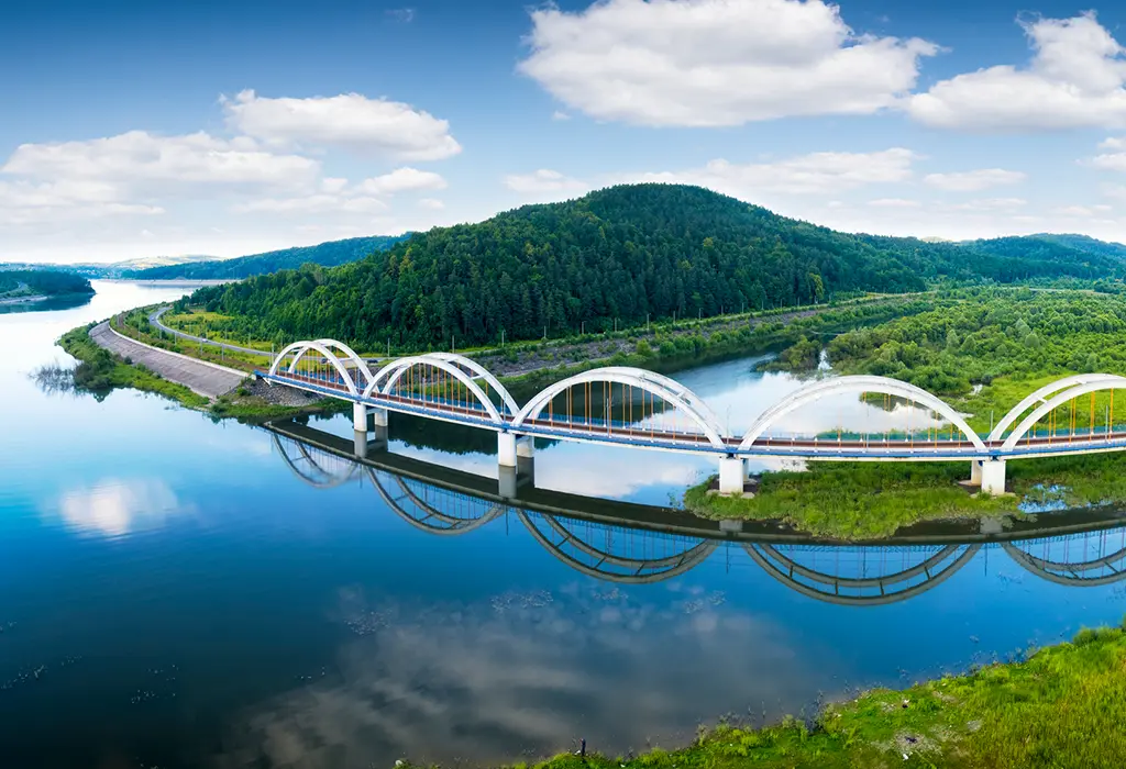 Puente en mitad de la naturaleza