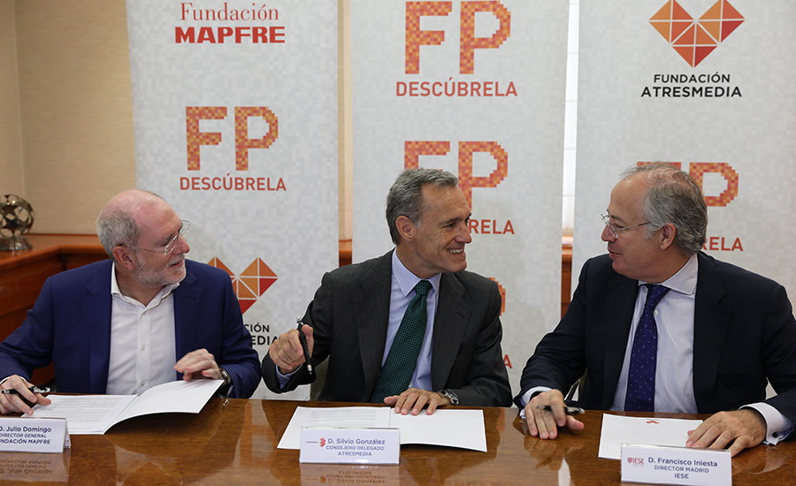 El proyecto "Descubre la FP" incluye al IESE como socio académico