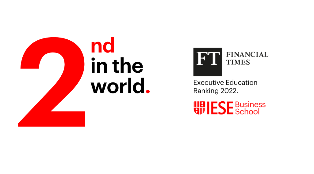 El IESE, número 2 del mundo en formación de directivos, según el ‘Financial Times’