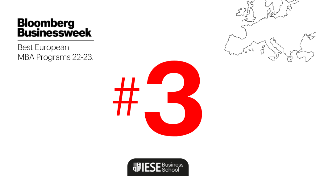 El MBA del IESE, tercero en Europa según Bloomberg Businessweek