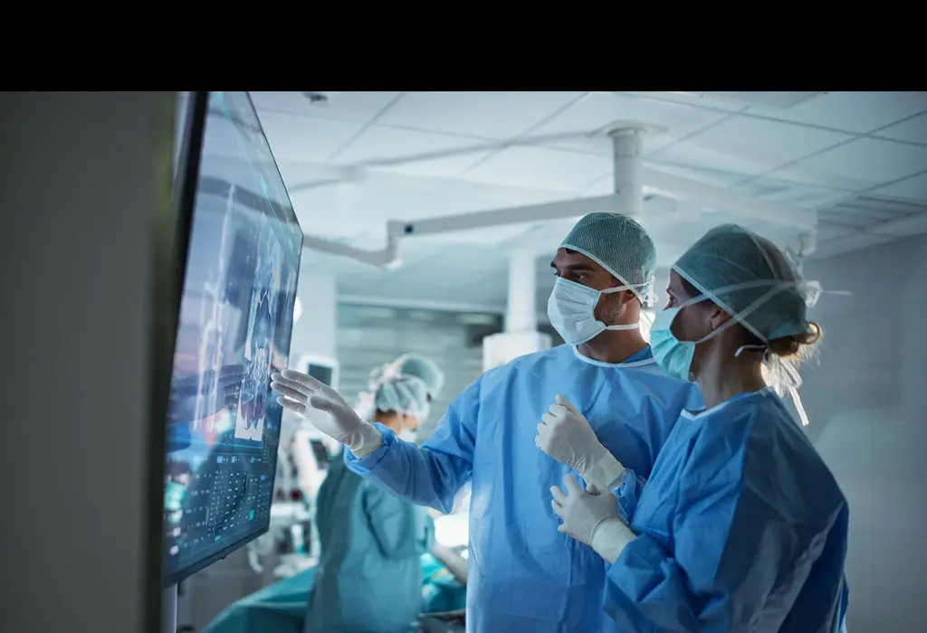 Surgeons in the operating room