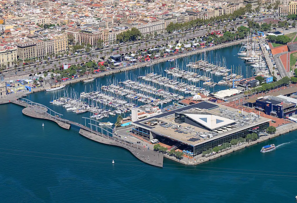 The port of Barcelona
