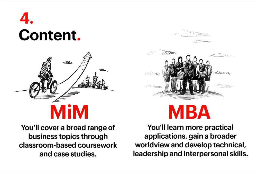 Which master's degree should I get a MiM or an MBA?