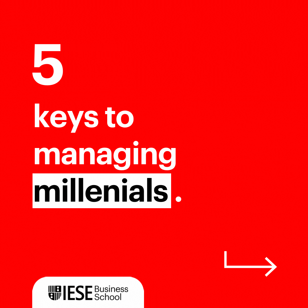 Keys to managing millenials Keys to managing millenials
