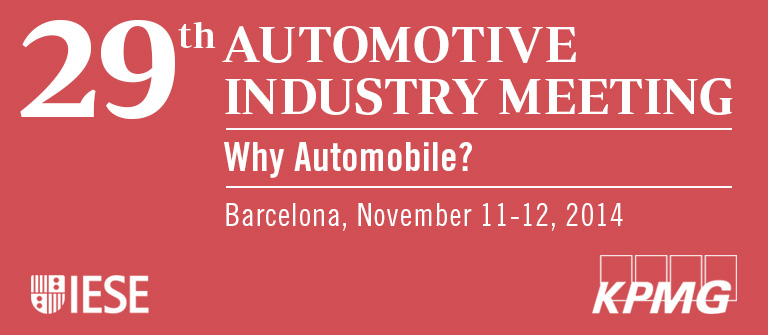 29th Automotive Industry Meeting 29th Automotive Industry Meeting