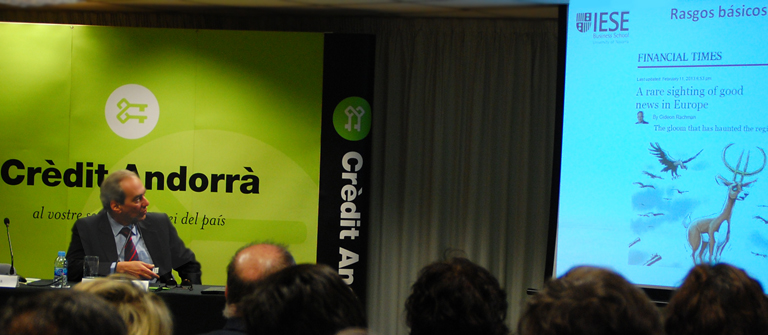 Crèdit Andorrà Chair of Markets, Organizations and Humanism Crèdit Andorrà Chair of Markets, Organizations and Humanism
