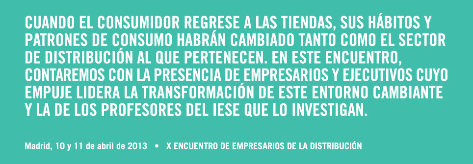 X Encuentro de Empresarios de la Distribución X Encuentro de Empresarios de la Distribución