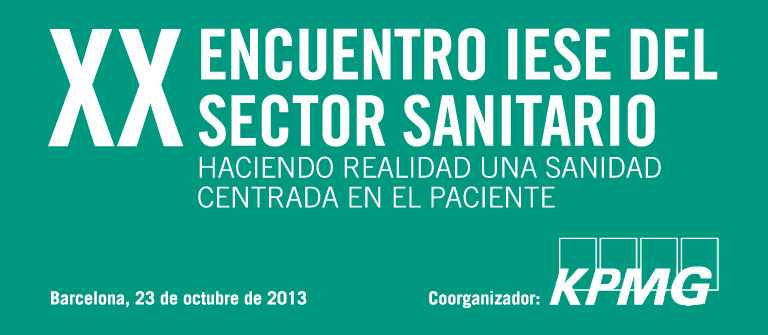 XX Encuentro del Sector Sanitario XX Encuentro del Sector Sanitario