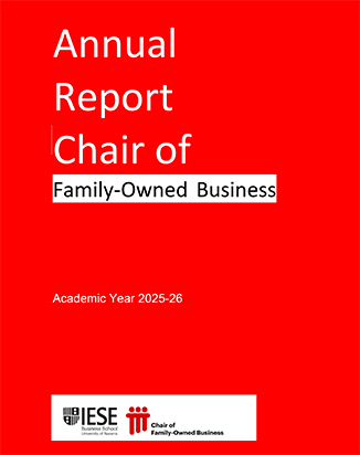 FOB Annual Report 2025-26 | IESE Business School