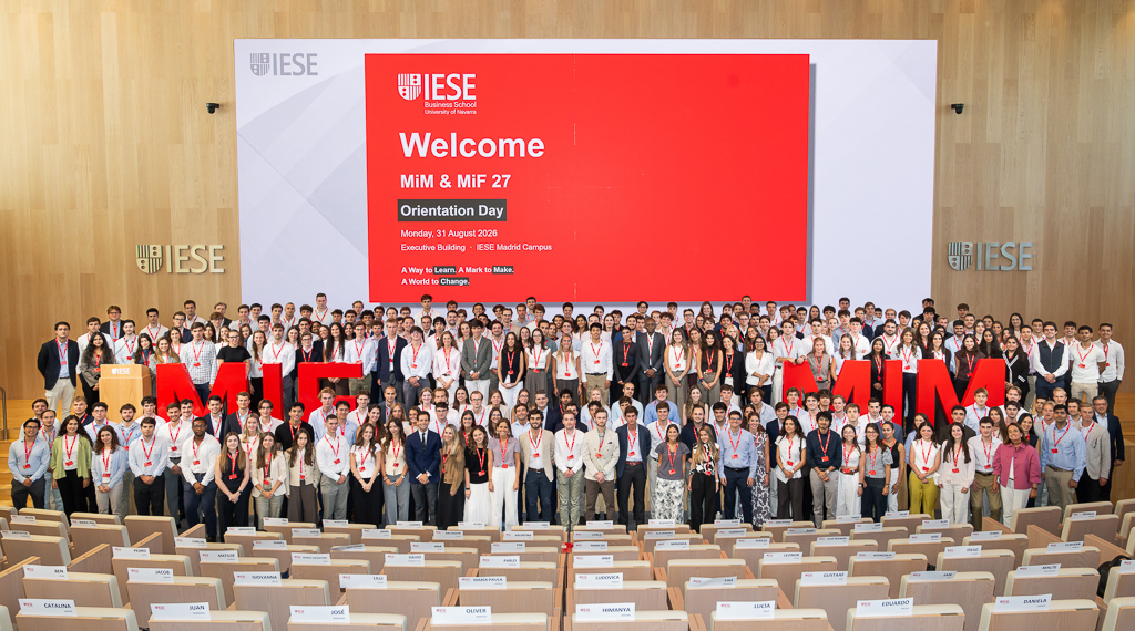 IESE welcomes inaugural MiF and new MBA and MiM classes